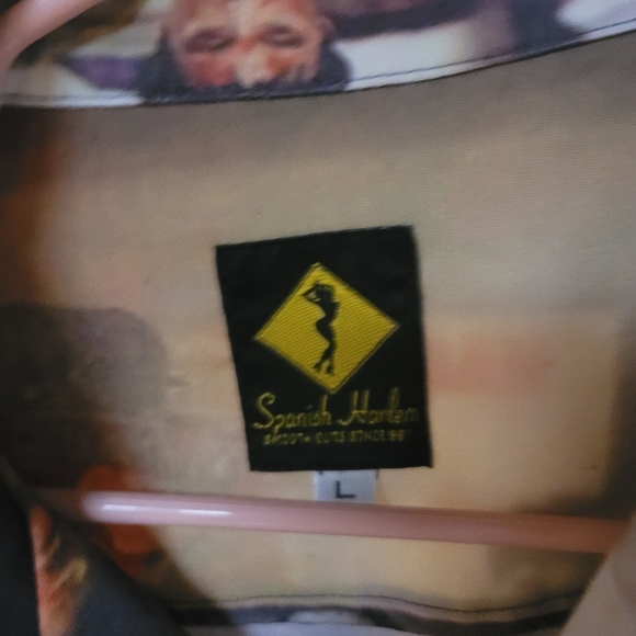 Spanish Harlem Scareface button shirt - Picture 5 of 5